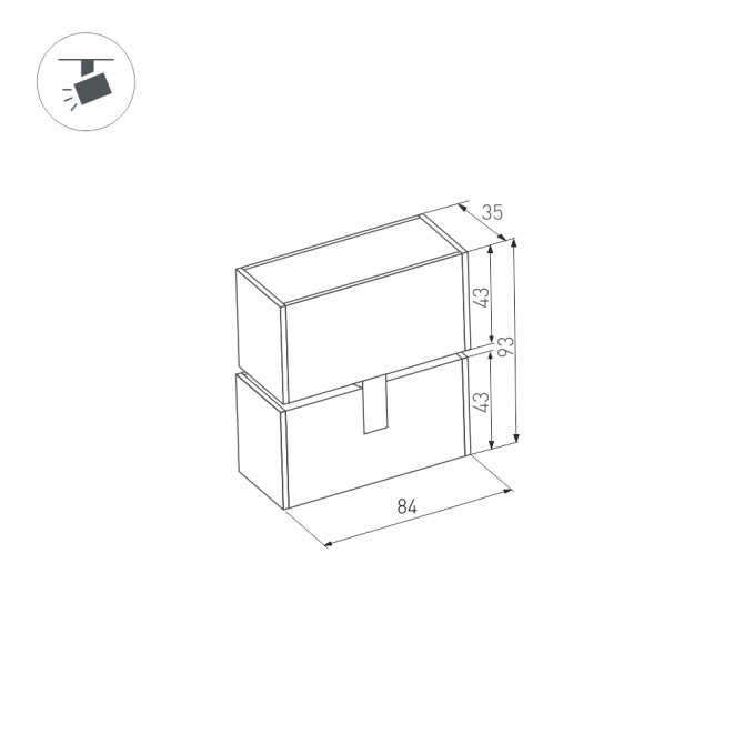Светильник MAG-LASER-FOLD-45-S84-3W Day4000 (WH, 15 deg, 24V), Arlight, 027626, изображение 2 Светильник MAG-LASER-FOLD-45-S84-3W Day4000 (WH, 15 deg, 24V), Arlight, 027626, изображение 2