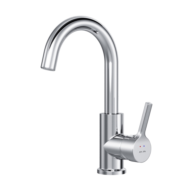 Смеситель для раковины (умывальника) AM.PM X-Joy S F85B02700 с поворотным изливом, хром Смеситель для раковины (умывальника) AM.PM X-Joy S F85B02700 с поворотным изливом, хром