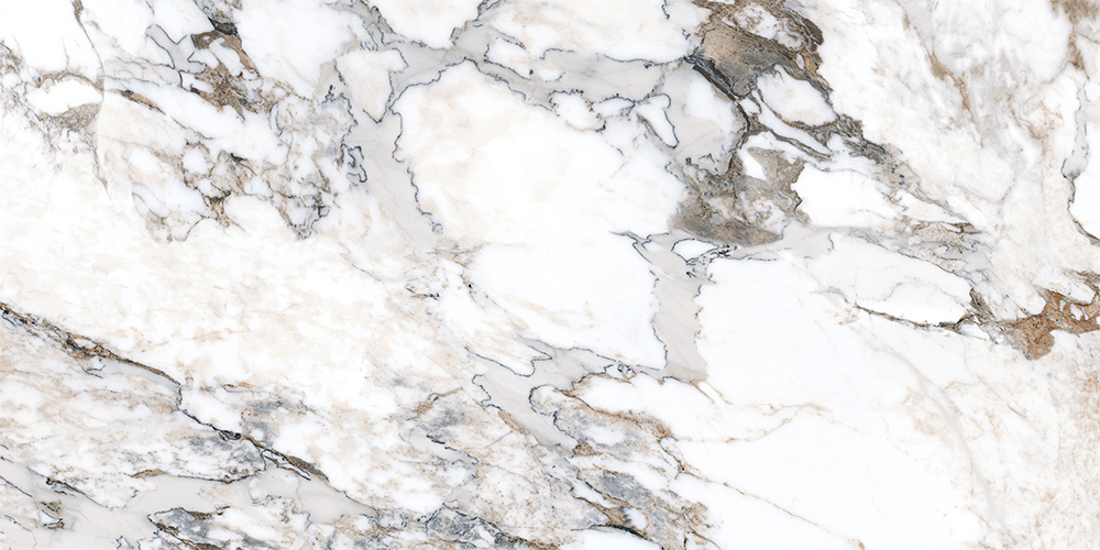 Керамогранит Vitra Marble-X Бреча Капрайа Белый Лаппато R9 60x120, K949747LPR