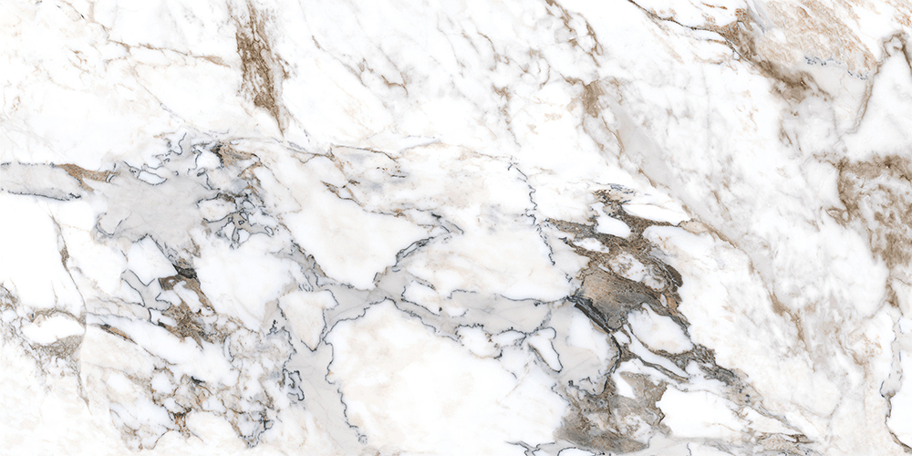 Керамогранит Vitra Marble-X Бреча Капрайа Белый Лаппато R9 60x120, K949747LPR