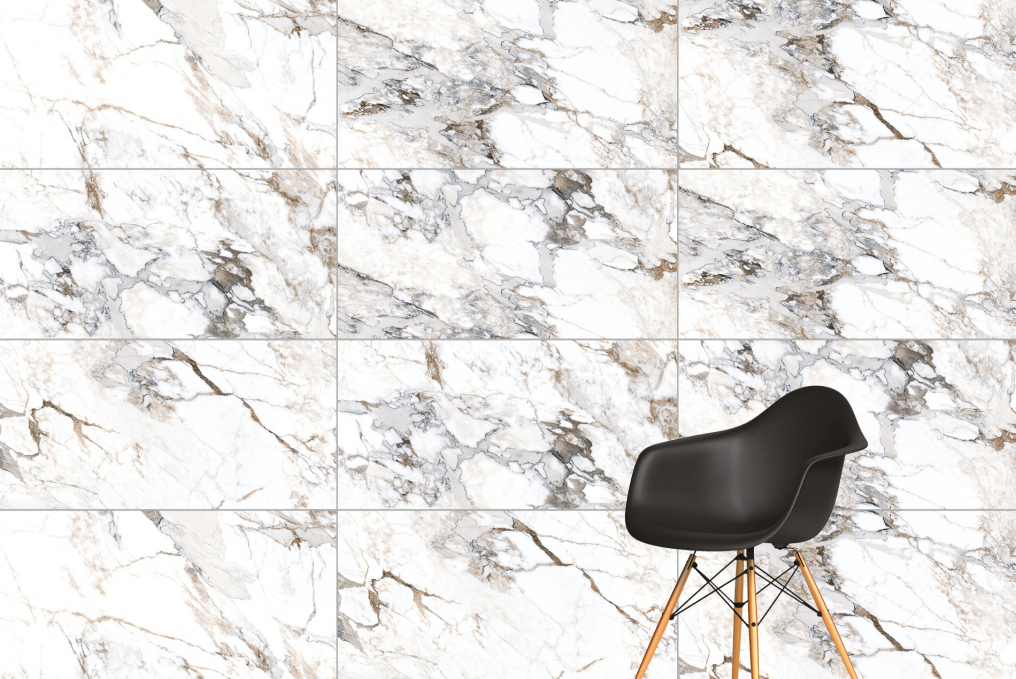 Керамогранит Vitra Marble-X Бреча Капрайа Белый Лаппато R9 60x120, K949747LPR
