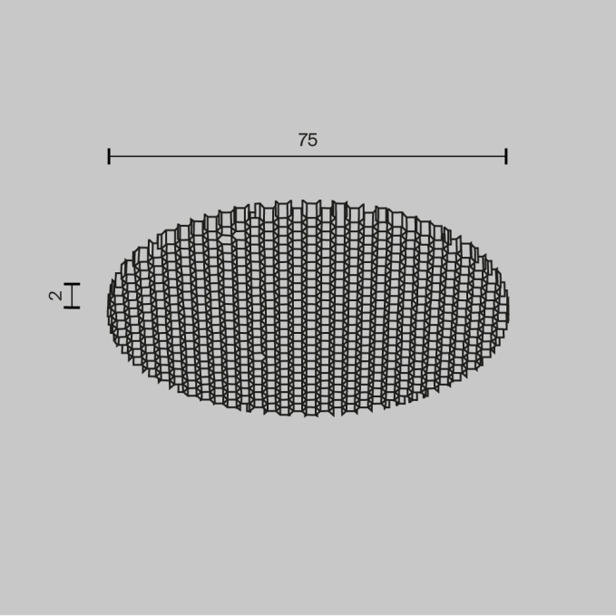 Светофильтр HoneyComb _75мм для Фокус / Focus Led 40Вт, HoneyComb-D75, изображение 4