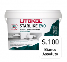 Затирка эпоксидная Litokol Starlike Evo S.100 Bianco Assoluto, 1 кг Затирка эпоксидная Litokol Starlike Evo S.100 Bianco Assoluto, 1 кг