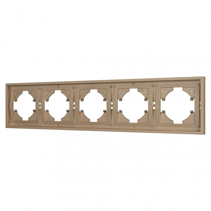 Рамка пластиковая FRM-TENDO-PL-5-GD, Arlight, 053854, изображение 1 Рамка пластиковая FRM-TENDO-PL-5-GD, Arlight, 053854, изображение 1
