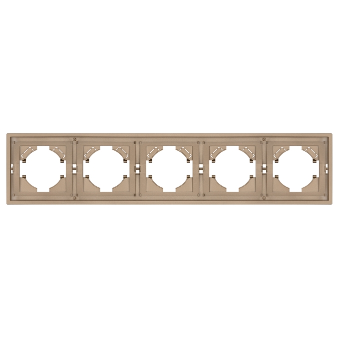 Рамка пластиковая FRM-TENDO-PL-5-GD, Arlight, 053854, изображение 3 Рамка пластиковая FRM-TENDO-PL-5-GD, Arlight, 053854, изображение 3