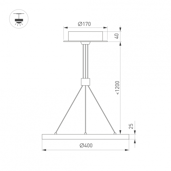 Светильник SP-CONGO-CAN-1-R400-24W Warm3000 (WH, 120 deg, 230V), Arlight, 046212, изображение 5 Светильник SP-CONGO-CAN-1-R400-24W Warm3000 (WH, 120 deg, 230V), Arlight, 046212, изображение 5