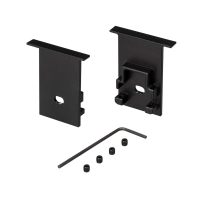 Заглушка SL-COMFORT-2542-F BLACK c отверстием, Arlight, 031783