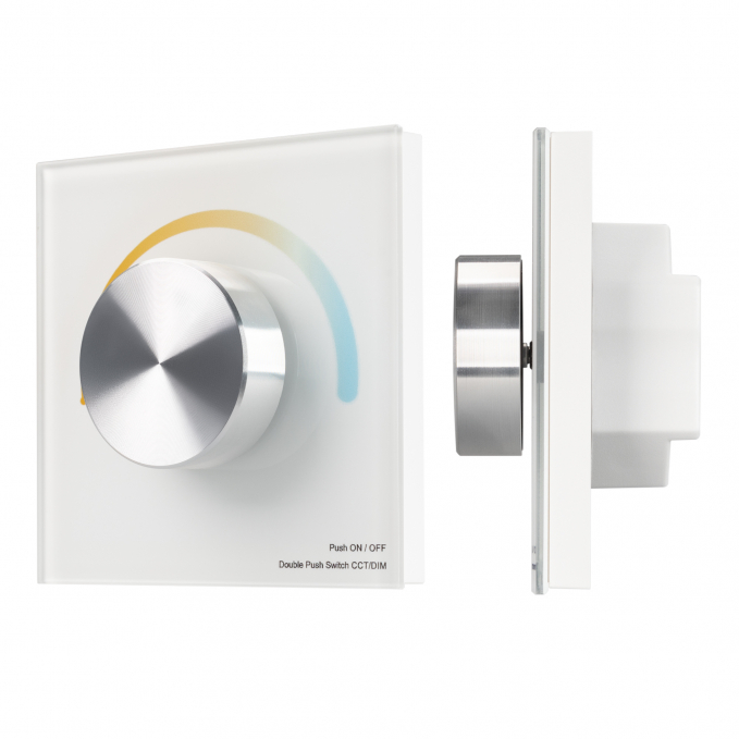 Панель SMART-P2-MIX-G-IN White (3V, Rotary, 2.4G), Arlight, 033754, изображение 1