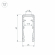 Профиль ALU-HANDRAIL-2000 FOR GLASS 17.5, Arlight, 015477, изображение 3 Профиль ALU-HANDRAIL-2000 FOR GLASS 17.5, Arlight, 015477, изображение 3