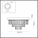 Люстра потолочная E14 4*40W 220V ZAHA CLASSI LN26 119 LUMION 5257/4C, схема товара Люстра потолочная E14 4*40W 220V ZAHA CLASSI LN26 119 LUMION 5257/4C, схема товара