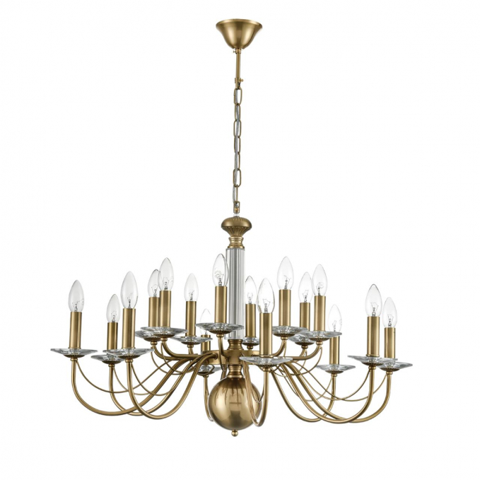 Люстра подвесная Е14 16*40W 220V INCANTO CLASSI LN26 080 LUMION 8033/16, изображение 1 Люстра подвесная Е14 16*40W 220V INCANTO CLASSI LN26 080 LUMION 8033/16, изображение 1