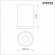 Светильник накладной IP20 GU10 9W 235V ELINA OVER NT21 474 NOVOTECH 370725, схема товара Светильник накладной IP20 GU10 9W 235V ELINA OVER NT21 474 NOVOTECH 370725, схема товара