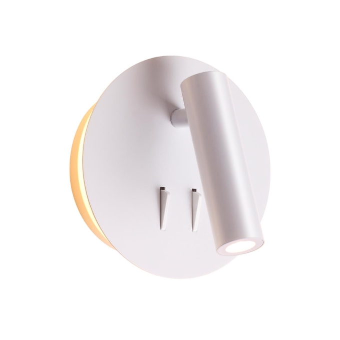 Настенный светильник с лампой для чтения с выкл LED 9W 3000K 220V BEAM HIGHTECH ODL20 471 ODEON LIGHT 3912/9WL, фото на белом фоне
