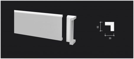 Комплектующий элемент Decor-Dizayn DD707/U1 для плинтуса - внутренний угол Комплектующий элемент Decor-Dizayn DD707/U1 для плинтуса - внутренний угол