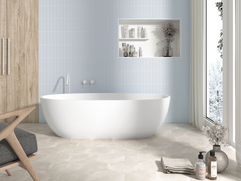 Настенная плитка Equipe Costa Nova Baby Blue 5x20, 28462 Настенная плитка Equipe Costa Nova Baby Blue 5x20, 28462