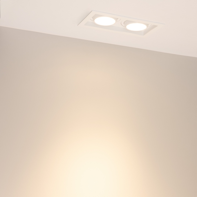Светильник MS-VORTEX-BUILT-S210x117-2x20W Warm3000 (WH-WH, 40 deg, 230V), Arlight, 057763, изображение 5