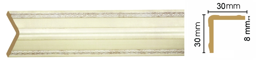 Угол Decomaster 116-937, 30x30x2400 мм Угол Decomaster 116-937, 30x30x2400 мм