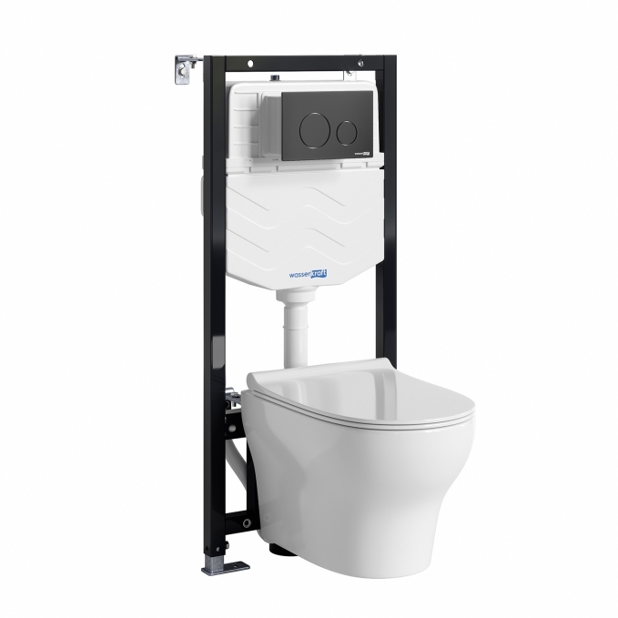 Система инсталляции с унитазом WasserKRAFT Aller 10TLT.010.ME.MB02.H001 Система инсталляции с унитазом WasserKRAFT Aller 10TLT.010.ME.MB02.H001