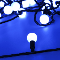 Светодиодная гирлянда ARD-BALL-CLASSIC-D23-20000-BLACK-160LED BLUE (230V, 7W), Arlight, 025629 Светодиодная гирлянда ARD-BALL-CLASSIC-D23-20000-BLACK-160LED BLUE (230V, 7W), Arlight, 025629
