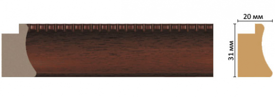 Багет Decomaster FM7-4, 31x20x2850 мм Багет Decomaster FM7-4, 31x20x2850 мм