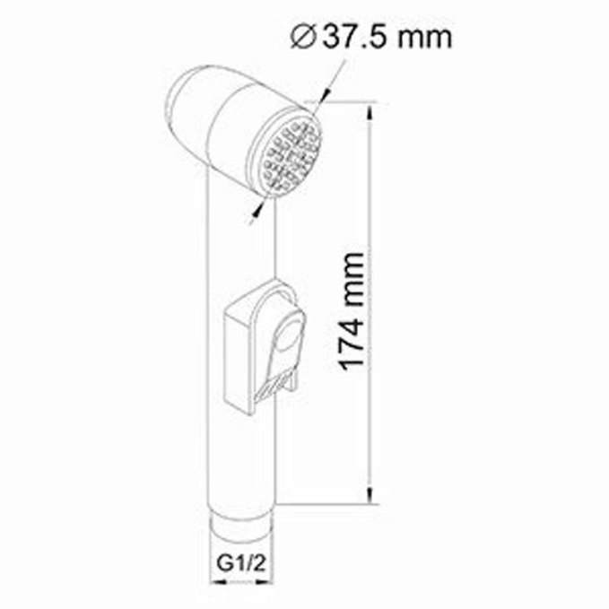 Гигиенический душ WasserKRAFT A010657W Гигиенический душ WasserKRAFT A010657W