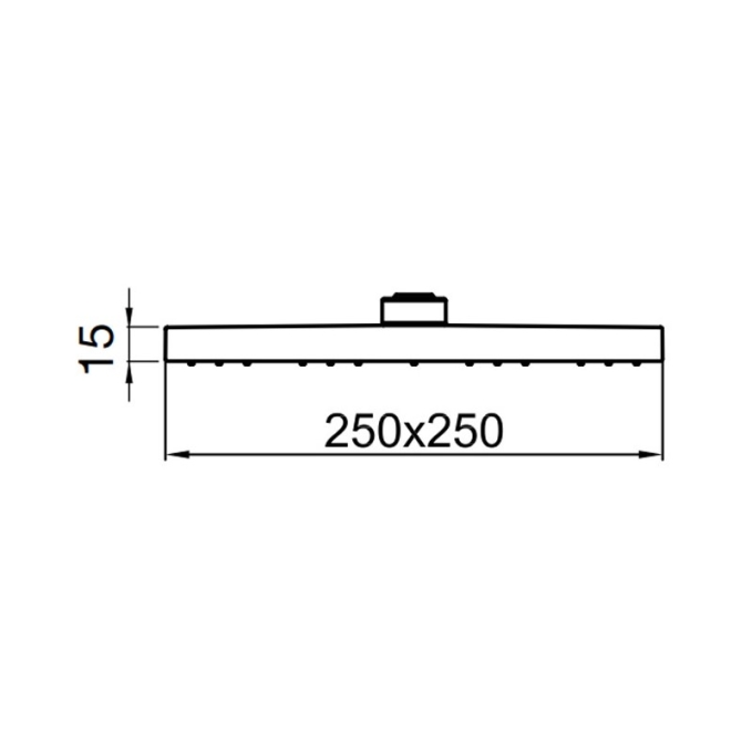 Верхний душ Webert AC1012015PVC хром глянцевый Верхний душ Webert AC1012015PVC хром глянцевый