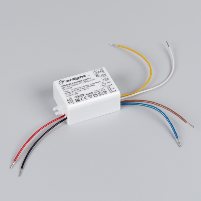 Блок питания ARJ-SP-28350-PFC-DALI2-PD (10W, 3-28V, 350mA), Arlight, 047354, изображение 2 Блок питания ARJ-SP-28350-PFC-DALI2-PD (10W, 3-28V, 350mA), Arlight, 047354, изображение 2