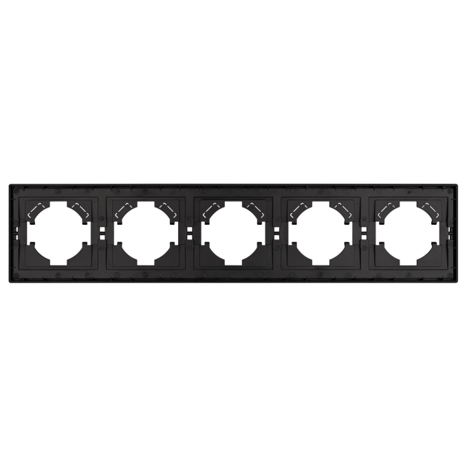 Рамка пластиковая FRM-TENDO-SFPL-5-BK, Arlight, 054657, изображение 3 Рамка пластиковая FRM-TENDO-SFPL-5-BK, Arlight, 054657, изображение 3