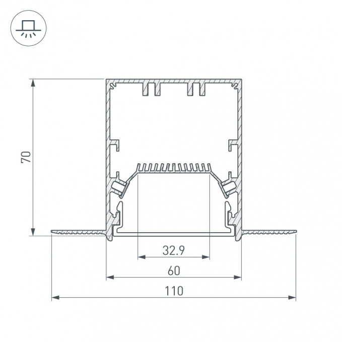 Крестовина SL-LINIA55-FANTOM, Arlight, 030134, изображение 4 Крестовина SL-LINIA55-FANTOM, Arlight, 030134, изображение 4