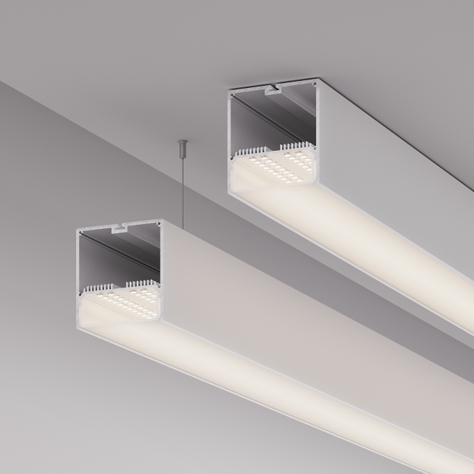 Профиль с экраном SL-LINE-7477-2500 WHITE+OPAL, Arlight, 021372, изображение 6