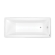 Ванна акриловая Alba Spa Gamma 180x70 ВПР0380000100 пристенная