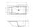 Ванна акриловая Riho Still Shower 180x80 B103001005 пристенная Ванна акриловая Riho Still Shower 180x80 B103001005 пристенная