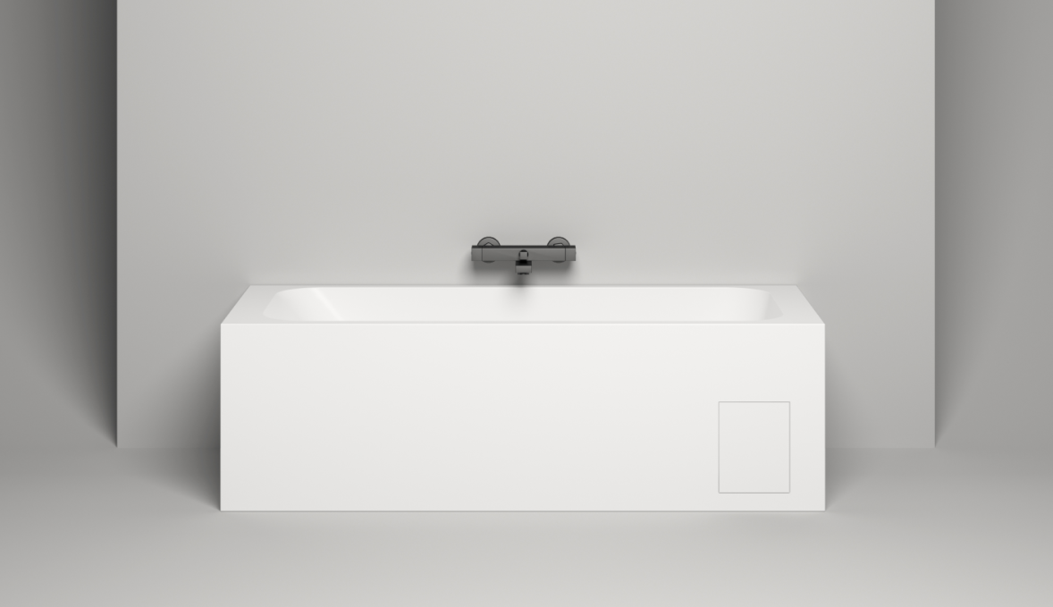 Ванна из искусственного камня Salini Orlanda Kit 170x70 102121M белая матовая встраиваемая