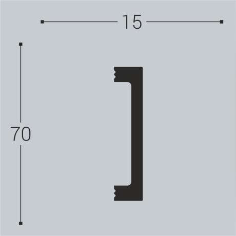 Наличник Bello Deco Н17 70-15 Наличник Bello Deco Н17 70-15