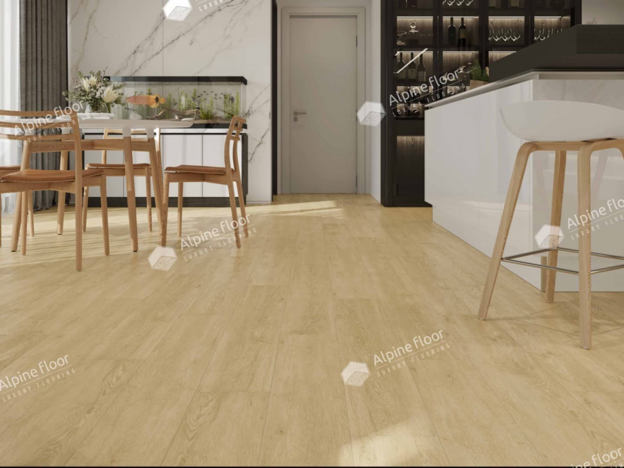 Кварцвиниловая плитка Alpine Floor Easy Line Дуб Кремовый, ECO 3-23 Кварцвиниловая плитка Alpine Floor Easy Line Дуб Кремовый, ECO 3-23