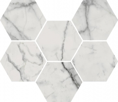 Мозаика Italon Charme Evo Statuario Mosaico Hexagon 25x29, 620110000046 Мозаика Italon Charme Evo Statuario Mosaico Hexagon 25x29, 620110000046
