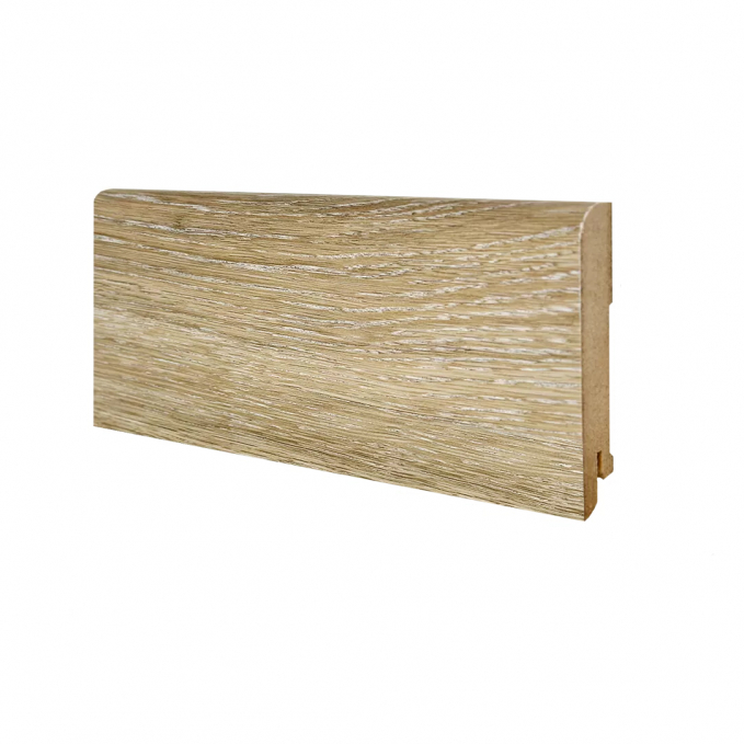 Плинтус Deartio B302-10 Дуб бежевый, 80x16x2050 мм