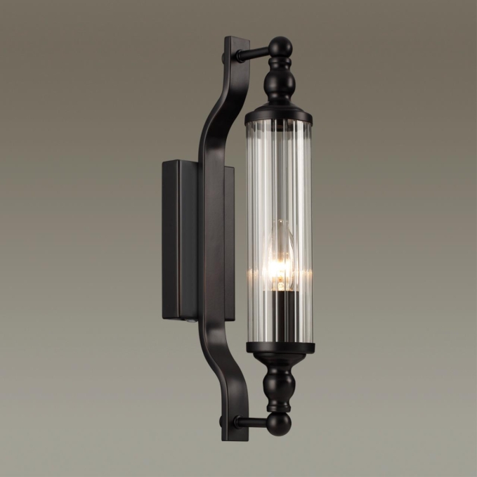 Настенный светильник с выкл. E14 1*40W IP44 TOLERO DROPS ODL22 507 ODEON LIGHT 4941/1W, фото на цветном фоне 1