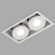 Светильник CL-SIMPLE-S148x80-2x9W Warm3000 (WH, 45 deg), Arlight, 026876, изображение 1 Светильник CL-SIMPLE-S148x80-2x9W Warm3000 (WH, 45 deg), Arlight, 026876, изображение 1