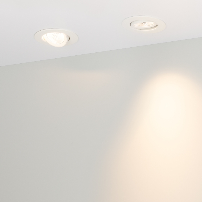 Светильник LTD-POLAR-TURN-R90-7W Warm3000 (WH, 36 deg, 230V), Arlight, 032310, изображение 7 Светильник LTD-POLAR-TURN-R90-7W Warm3000 (WH, 36 deg, 230V), Arlight, 032310, изображение 7