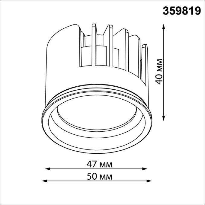 Модуль светодиодный с переключ. цв. температуры и мощности IP20 LED 6/8/10W 180-265V 2700К/3200К/4000К MOD DIOD NT25 492 NOVOTECH 359819, схема товара Модуль светодиодный с переключ. цв. температуры и мощности IP20 LED 6/8/10W 180-265V 2700К/3200К/4000К MOD DIOD NT25 492 NOVOTECH 359819, схема товара