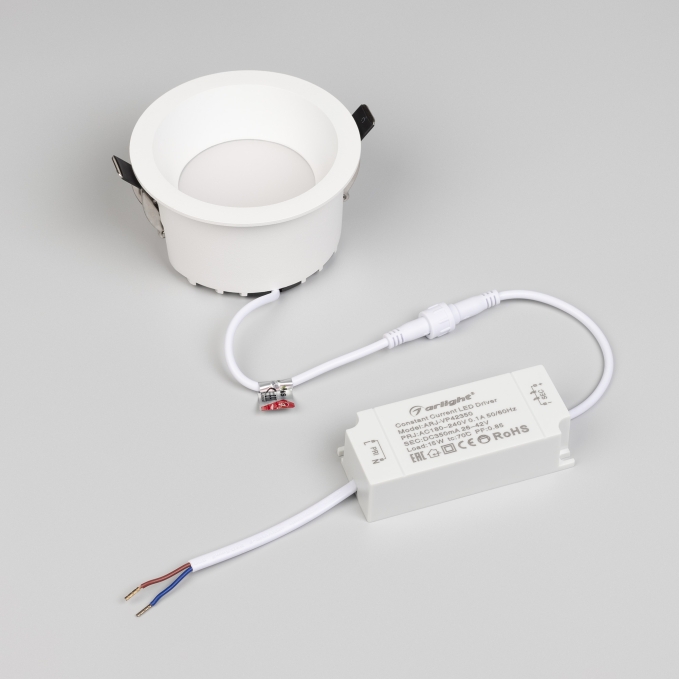 Светильник MS-DROP-BUILT-R105-14W Day4000 (WH, 85 deg, 230V), Arlight, 040340 Светильник MS-DROP-BUILT-R105-14W Day4000 (WH, 85 deg, 230V), Arlight, 040340