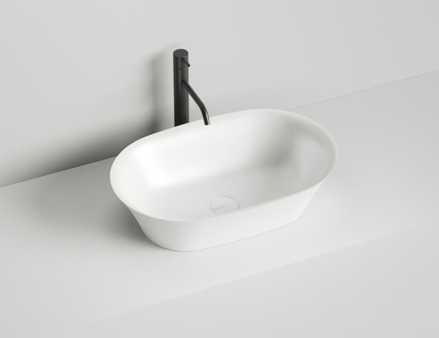 Накладная раковина Salini Mona 110821M 60 см белая матовая