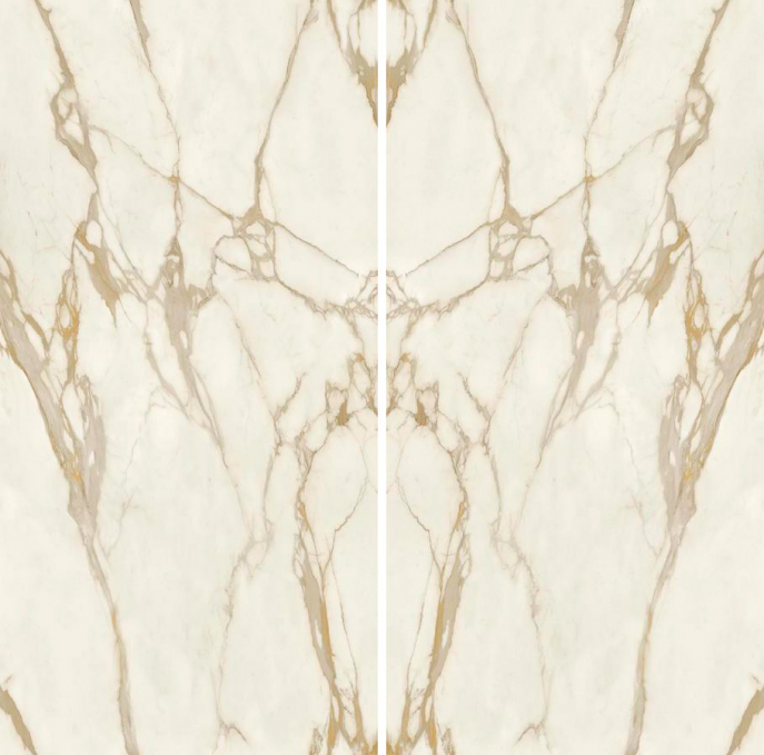 Керамогранит Atlas Concorde Plan Calacatta Gold Bookmatch Polished 162x324, AKFB Керамогранит Atlas Concorde Plan Calacatta Gold Bookmatch Polished 162x324, AKFB