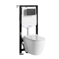 Система инсталляции с унитазом WasserKRAFT Aller 10TLT.010.ME.MB02.H002 Система инсталляции с унитазом WasserKRAFT Aller 10TLT.010.ME.MB02.H002