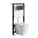 Система инсталляции с унитазом WasserKRAFT Aller 10TLT.010.ME.MB02.H002