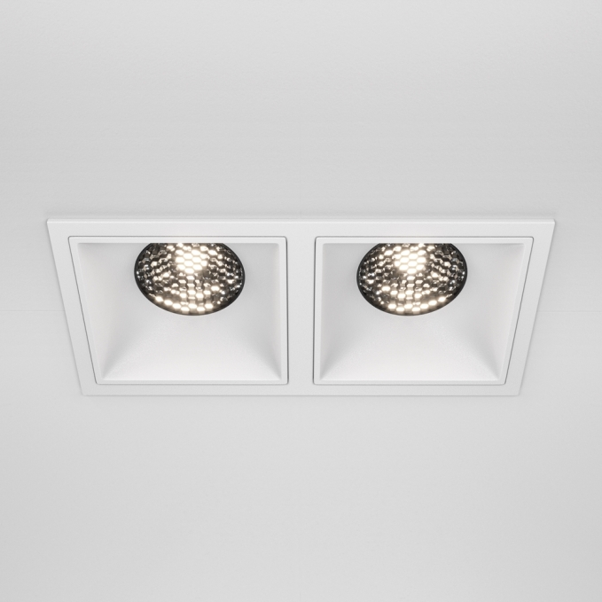 Встраиваемый светильник Альфа / Alfa LED 30 Вт 4000 К 36°, DL043-02-15W4K-SQ-W, изображение 5 Встраиваемый светильник Альфа / Alfa LED 30 Вт 4000 К 36°, DL043-02-15W4K-SQ-W, изображение 5