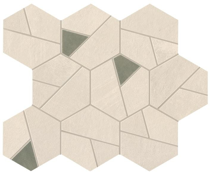 Мозаика Atlas Concorde Boost Pro Ivory Mosaico Hex Olive 25x28.5, A0QN Мозаика Atlas Concorde Boost Pro Ivory Mosaico Hex Olive 25x28.5, A0QN