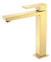 Смеситель для раковины Boheme Qubic 472-G золото Смеситель для раковины Boheme Qubic 472-G золото
