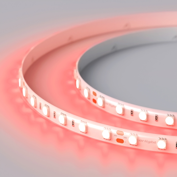 Светодиодная лента RTW 2-5000SE 24V Red 2x (5060, 300 LED, LUX), Arlight, 015597, изображение 4 Светодиодная лента RTW 2-5000SE 24V Red 2x (5060, 300 LED, LUX), Arlight, 015597, изображение 4